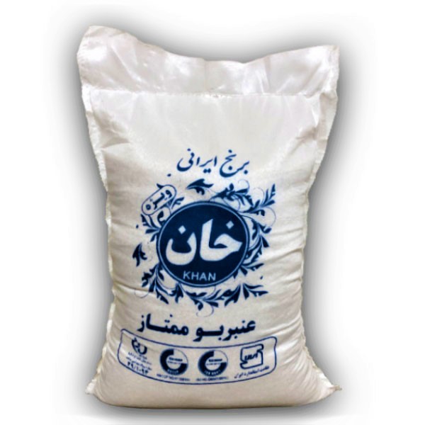 برنج عنبر بو فریدونکنار - برنج خان - 10 کیلو
